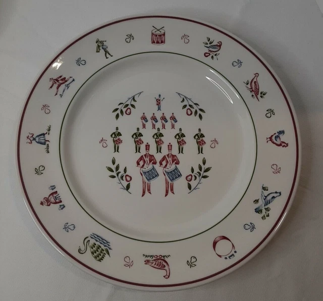 Johnson Brothers - The Twelve  Days Of Christmas-Drummers Drumming-Dinner Plate