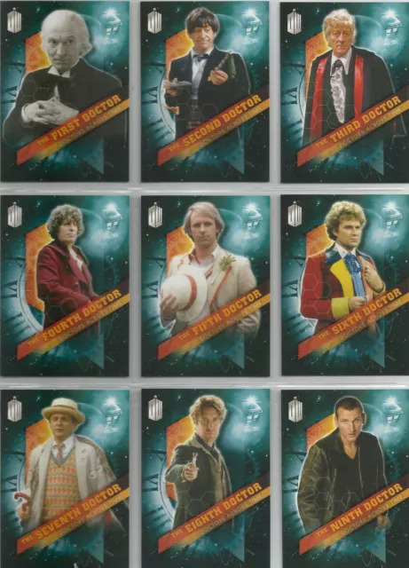 Topps Doctor Who Timeless - "Doctors Across Time" Set of 13 Chase Cards