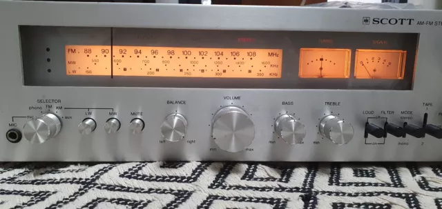 Ampli tuner Scott R326L vintage bon état
