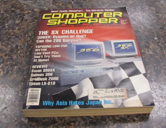 Vintage COMPUTER SHOPPER Magazine October 1989 Vol. 9/No 10/Issue 117