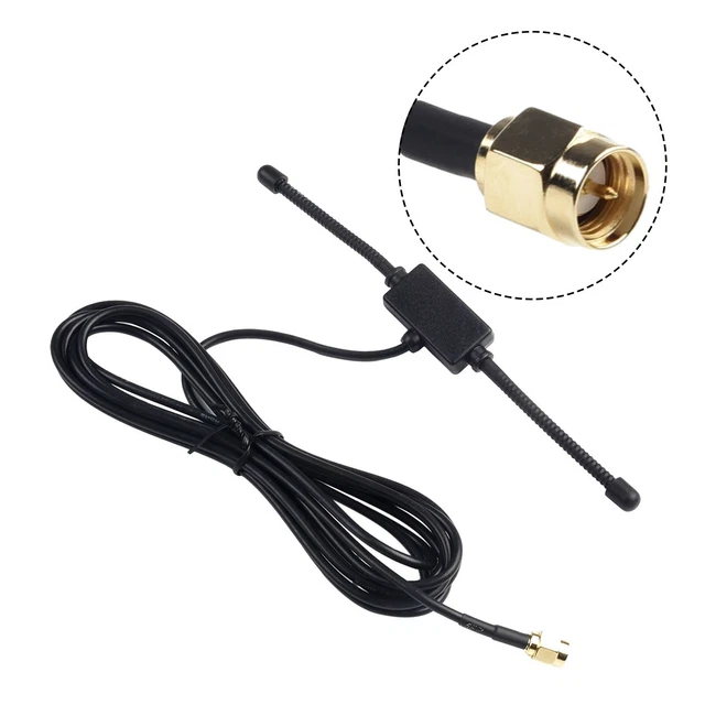 Antenne Corne SMA Mâle 118 Pouces Pour 433 MHz - Câble Extension, Gain élevé, Pour Amplificateurs GSM/GPRS