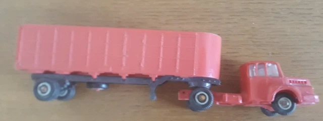 Miniature Camion Unic + Remorque Primagaz Norev 1/86 - Années 60, Complet