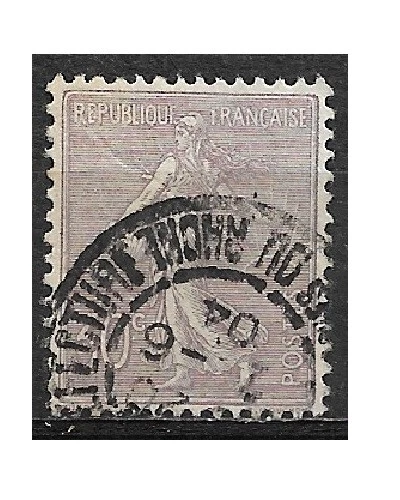 Timbre France Semeuse Lignée 30c Lilas Neuf - Émission Début 1900, Qualité TB, Philatélie Classique