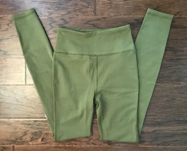 NWT $69.50 JCrew Weekend 7/8 High Rise Leggings Size XXS Safari Green AJ638