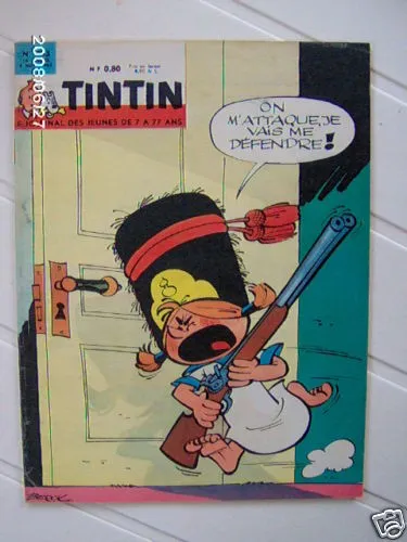 TINTIN français n°   733  Couv. BERCK  -  Nov 1962