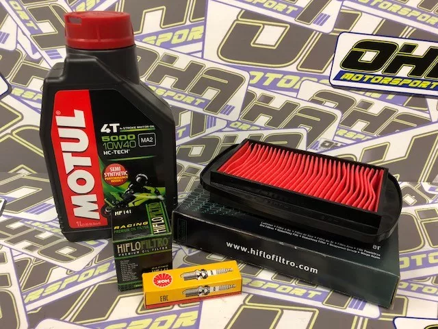 Service Kit for Yamaha WR125R WR125 R - Motul Oil, Oil & Air Filter NGK Plug