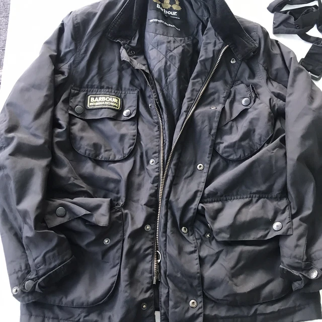 Barbour on sale international derny