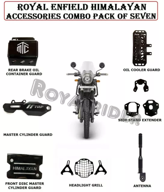 Royal Enfield Himalayan Accessoires Pack Combo De Sept