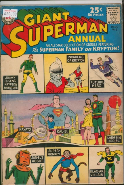 Giant Superman Annual #5, RAW