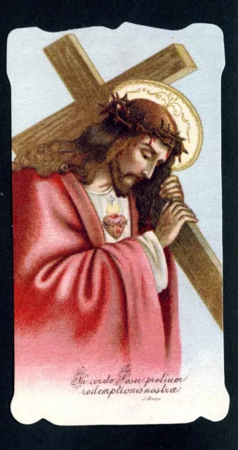 SANTINO GESU' HOLY CARD  IMAGE PIEUSE -Heiligenbild  LA PASSIONE DI CRISTO