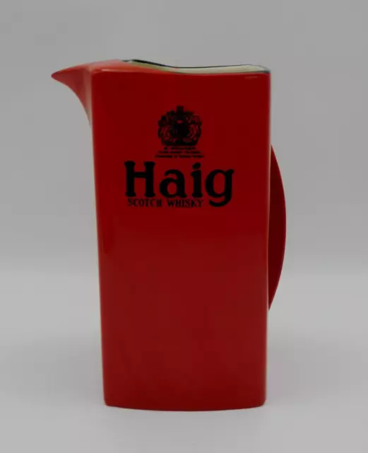 Vintage CARLTON WARE Advertising HAIG Scotch Whisky Water JUG - 19cm H - Exc