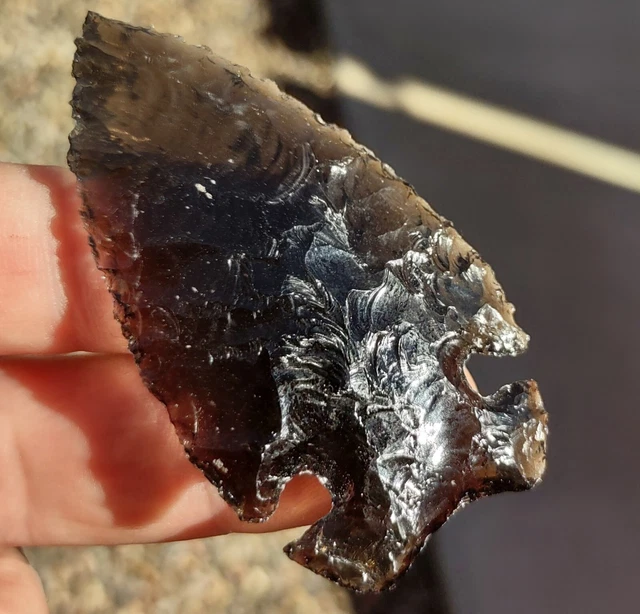 modern arrowheads 2&1/2" New Mexican Obsidian