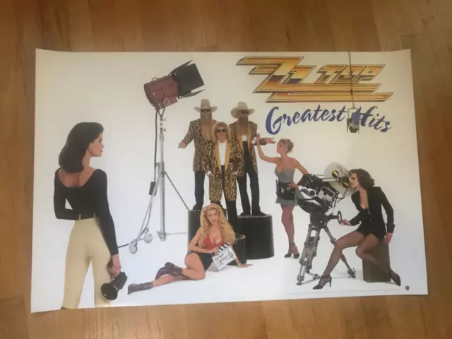 ZZ TOP Greatest hits promo poster 23x35