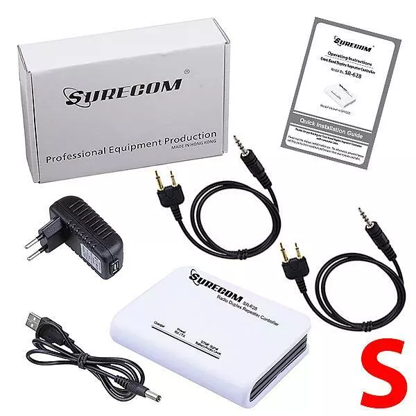 SURECOM SR-628 (S) cross band Duplex Repeater Controller with ICOM Cable