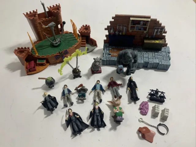 Harry Potter Potions Class/Quidditch Playset W/. Harry Figures 2002/03 Loose