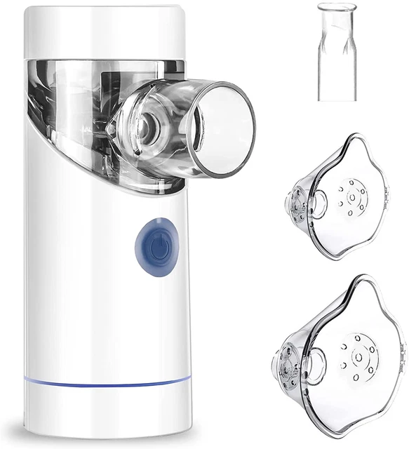 Aerosol Portatile per Bambini Adulti, Aerosol Ultrasuoni Silenzioso, Inalatore N