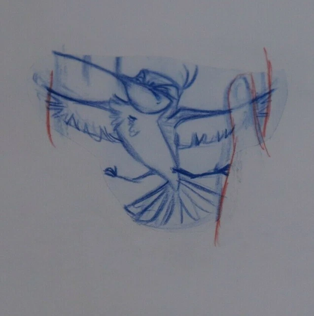 Pocahontas Flit Original Animation Production Drawing Walt Disney