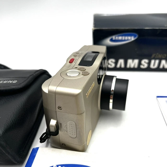 Macchina fotografica compatta vintage Samsung FINO 700 Xl con scatola TESTATA 3