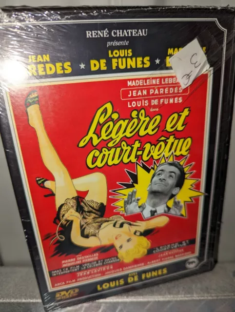 Dvd - Legere Et Court-Vêtue / Jean Paredes, Louis De Funes, Rene Chateau