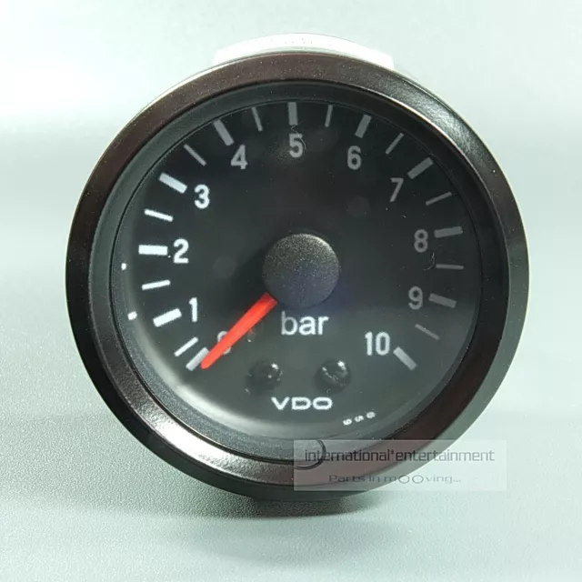 VDO MANOMETER mechanischer DRUCKANZEIGER  0 -10 bar   PRESSURE GAUGE