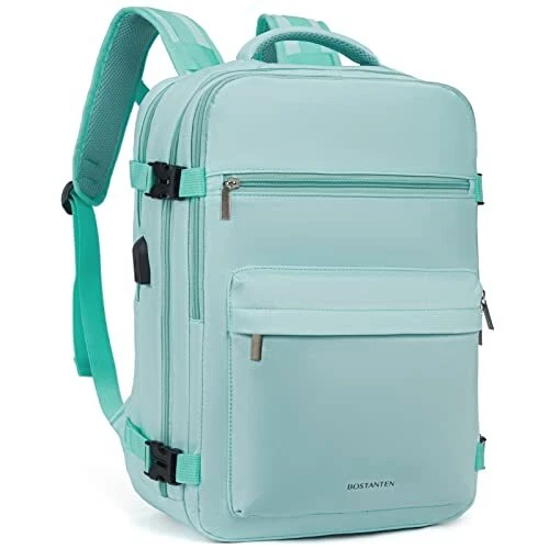 Travel Backpack for Women- Flight Approved Carry On Backpack, 15.6" Laptop