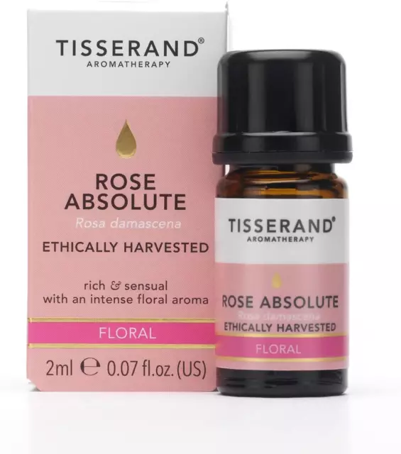 Tisserand Aromatherapy ROSE ABSOLUTE Ethically Harvested, 2Ml