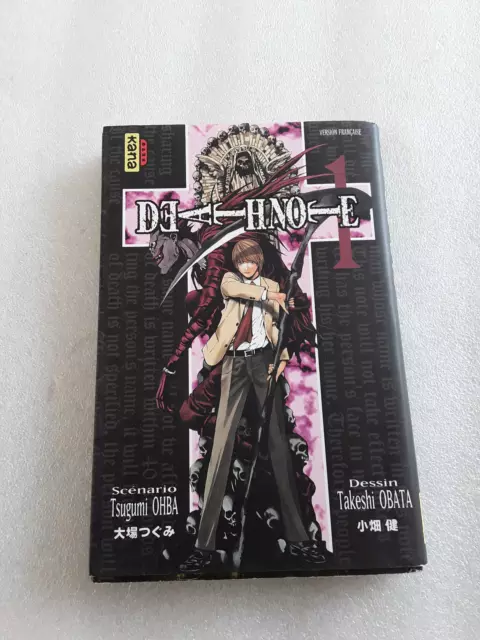 Manga Death Note Tome 1 Version Francaise Takeshi Obata Tsugumi Ohba Kana