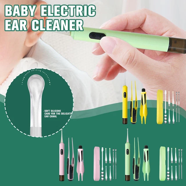 Rechargeable Luminous Ear Cleaners Ear Spoon Tweezers Too Clip Picking GXF Y1L7