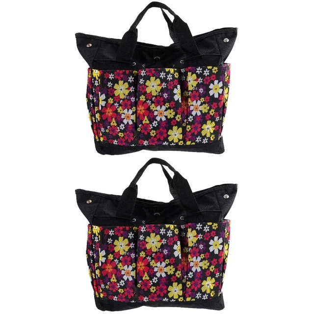2 Pack Organisateur D'outils De Jardin Caisse À Poche Voyage Sac Main