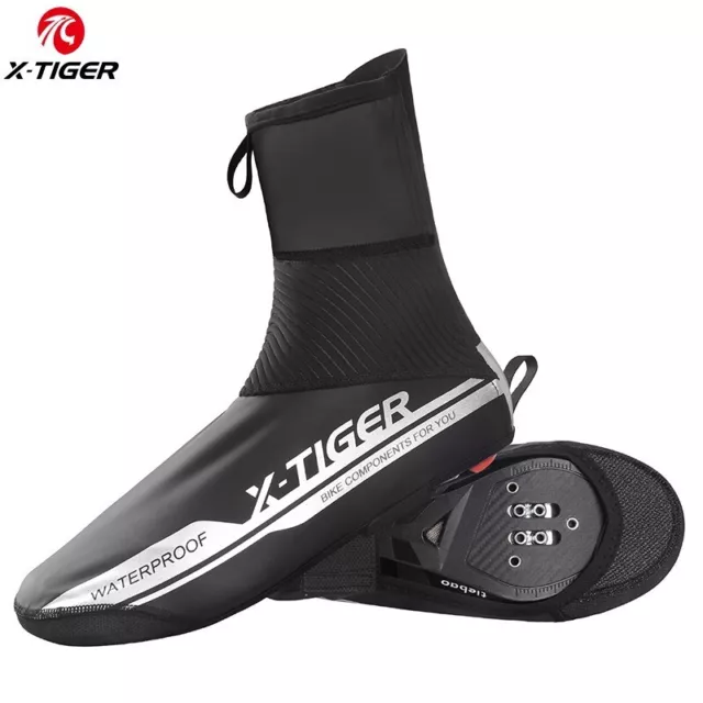 X-TIGER copriscarpe ciclismo invernale riflettente MTB bici ciclismo copriscarpe