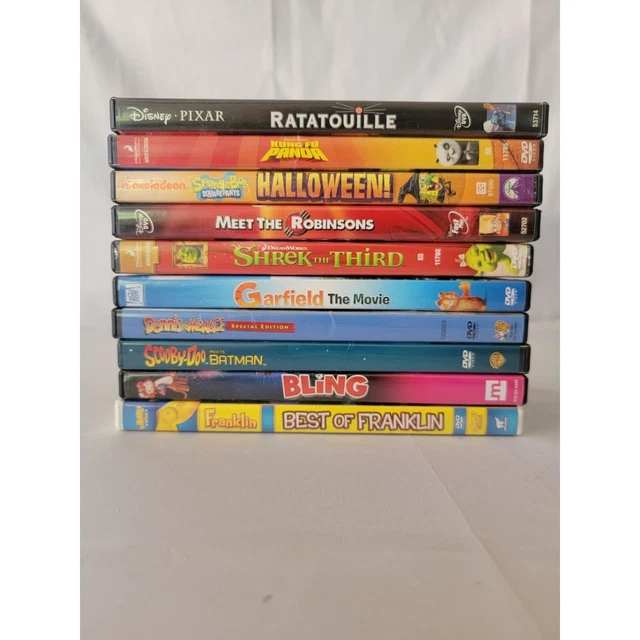 LOT OF 10 Family Comedy Drama Movies DVD Children Classic Animated Kid