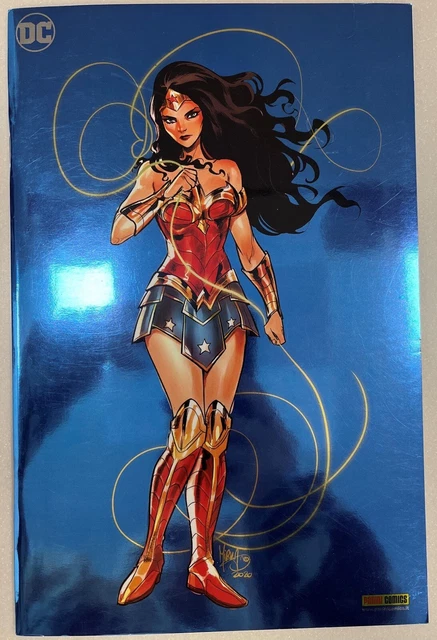 Wonder Woman Alfa VF/NM Mirka Andolfo Blue Metal Virgin Panini Foreign Ed HTF