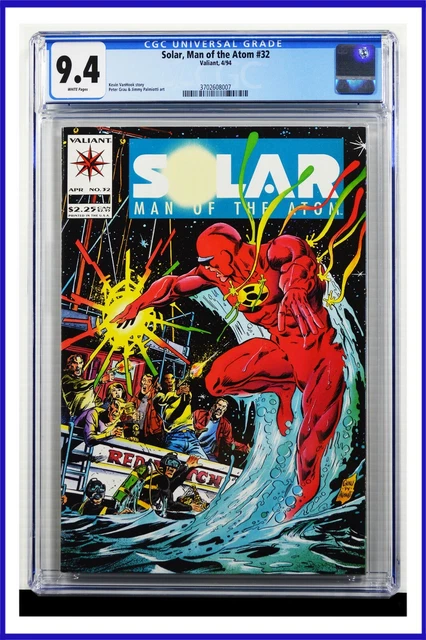 Solar Man Of The Atom #32 CGC Graded 9.4 Valiant April 1994 Comic Book