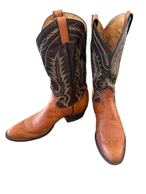 80's Leather Cowboy Boots by Tony Lama
