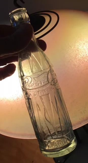 Old Suffolk VA Pepsi Cola Soda Bottle Double Dot Embossed 6.5 Oz  Advertising