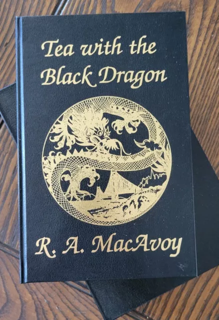 SIGNED/LIMITED LEATHER Tea With The Black Dragon RA MacAvoy, Anne McCaffrey