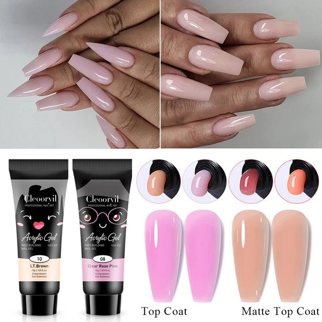 Vernice gel manicure UV di lunga durata costruzione unghie colla estensione gel fai da te arte]