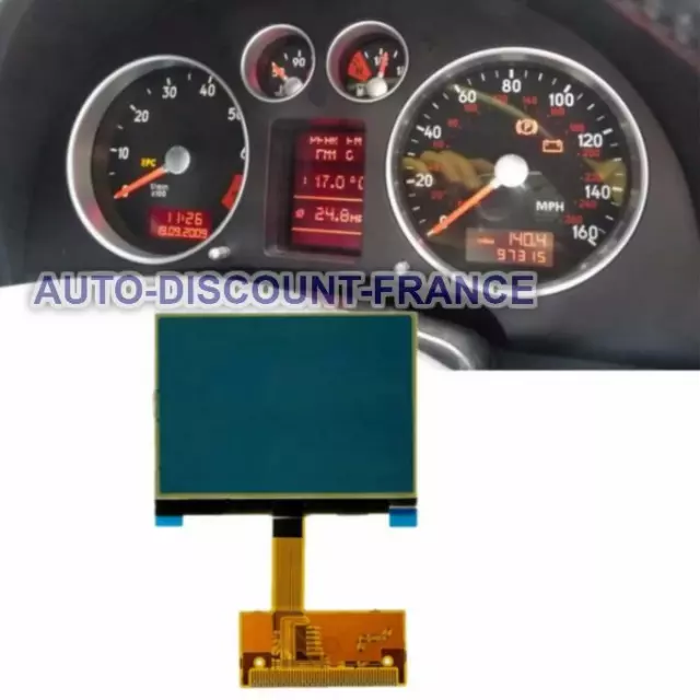 Ecran Afficheur Lcd Compteur Pour Golf 4 Bora Passat Sharan Transporter T4 T5