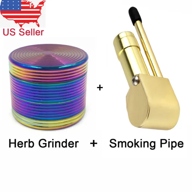 Mini Twisty Glass Blunt Tube Dry Herb Smoking Pipe Metal Tip With