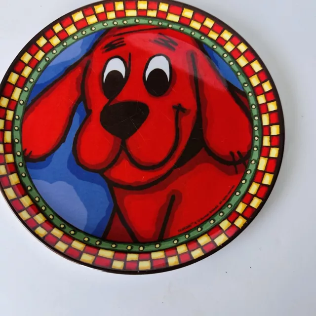 Vintage Clifford The Big Red Dog Children's Plate Melamine Dish Zak Designs Rare