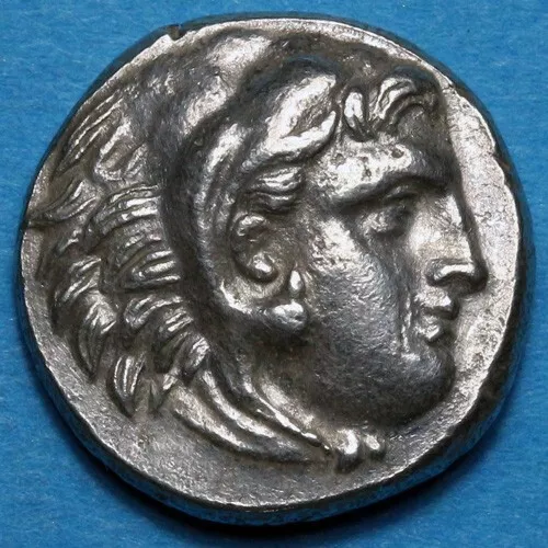 Ancient Greek coin-silver drachm-Alexander the great-ca 336-323 B.C