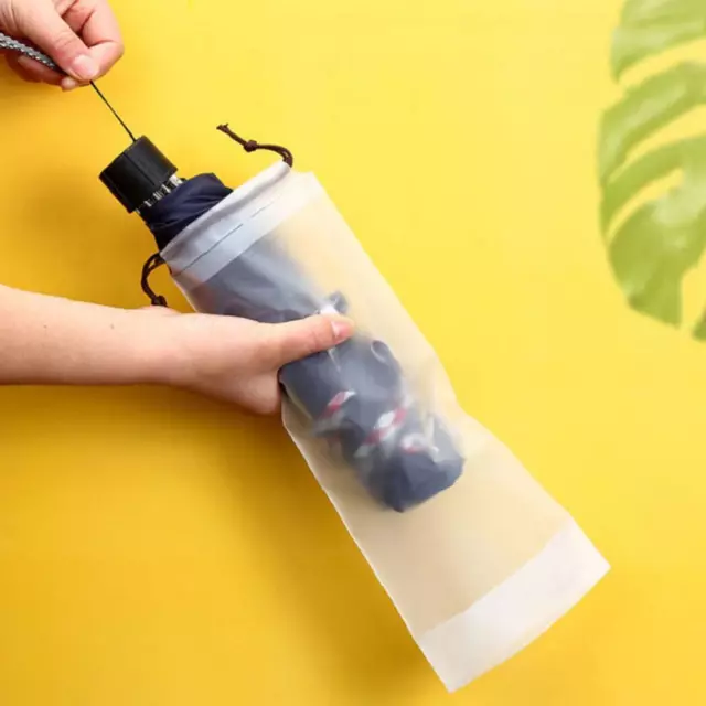 20X Plastic Bag Matte Translucent Umbrella Storage Bag bag Reusable P6X3