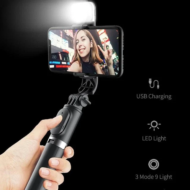 Gimbal Stabilizzatore Per Smartphone - Treppiede Selfie, Bilanciamento Automatico, Telecomando Wireless