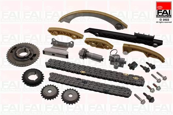 Timing Chain Kit Upper Lower Engine Replacement Fits Chevrolet Opel Vauxhall