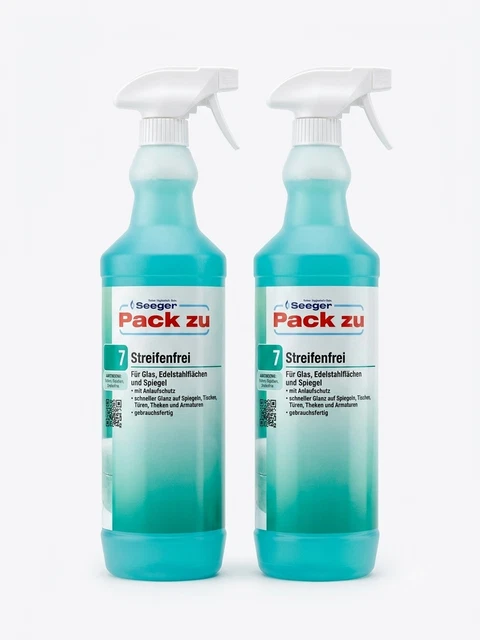 2x SEEGER Pack zu 8 - FETTLÖSER | rasant wirksam | 5 Liter – Kanister