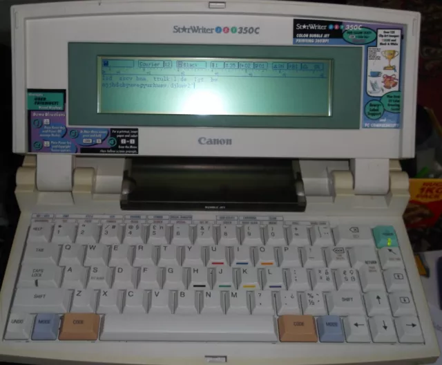 Vintage Canon Starwriter  350C Word Processor Excellent Condition