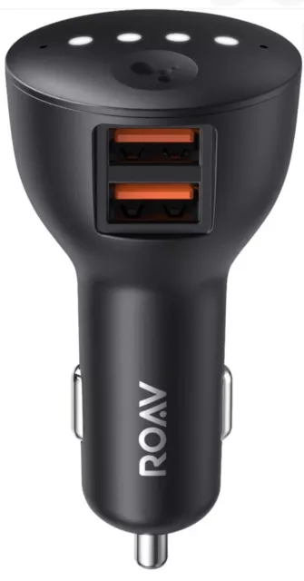 Anker ROAV Bolt 2-Port USB Car Charger with Google Assistant R5360 Black