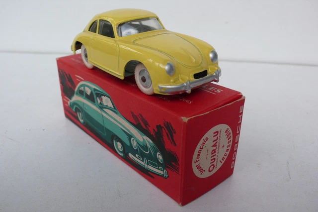 Miniature Quiralu Porsche 356A Coupé 1/43 Grise – Réédition 1990 Surber
