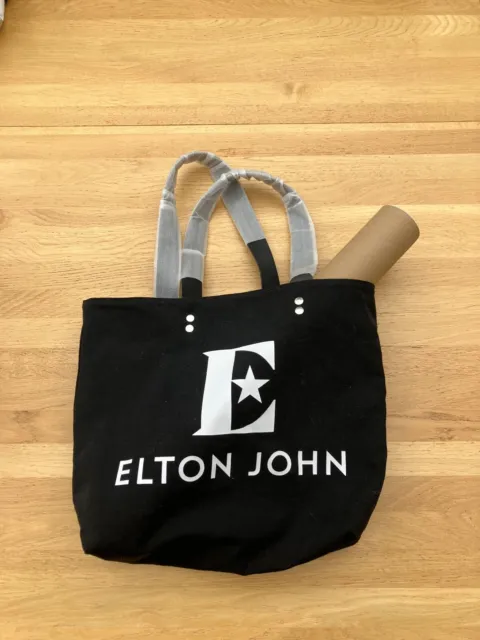 Elton John Farewell Yellow Brick Road Final Tour VIP Merchandise & Bag  As New