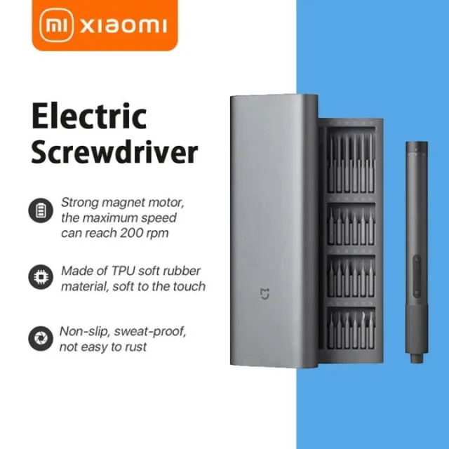 2023 Xiaomi Mijia Electrical Precision Screwdriver - 24 Screw Bit Kit